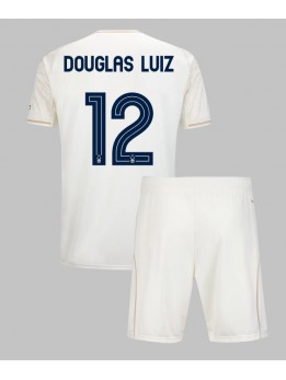 Nottingham Forest Douglas Luiz #12 Replika Borta Kläder Barn 2025-26 Kortärmad (+ byxor)